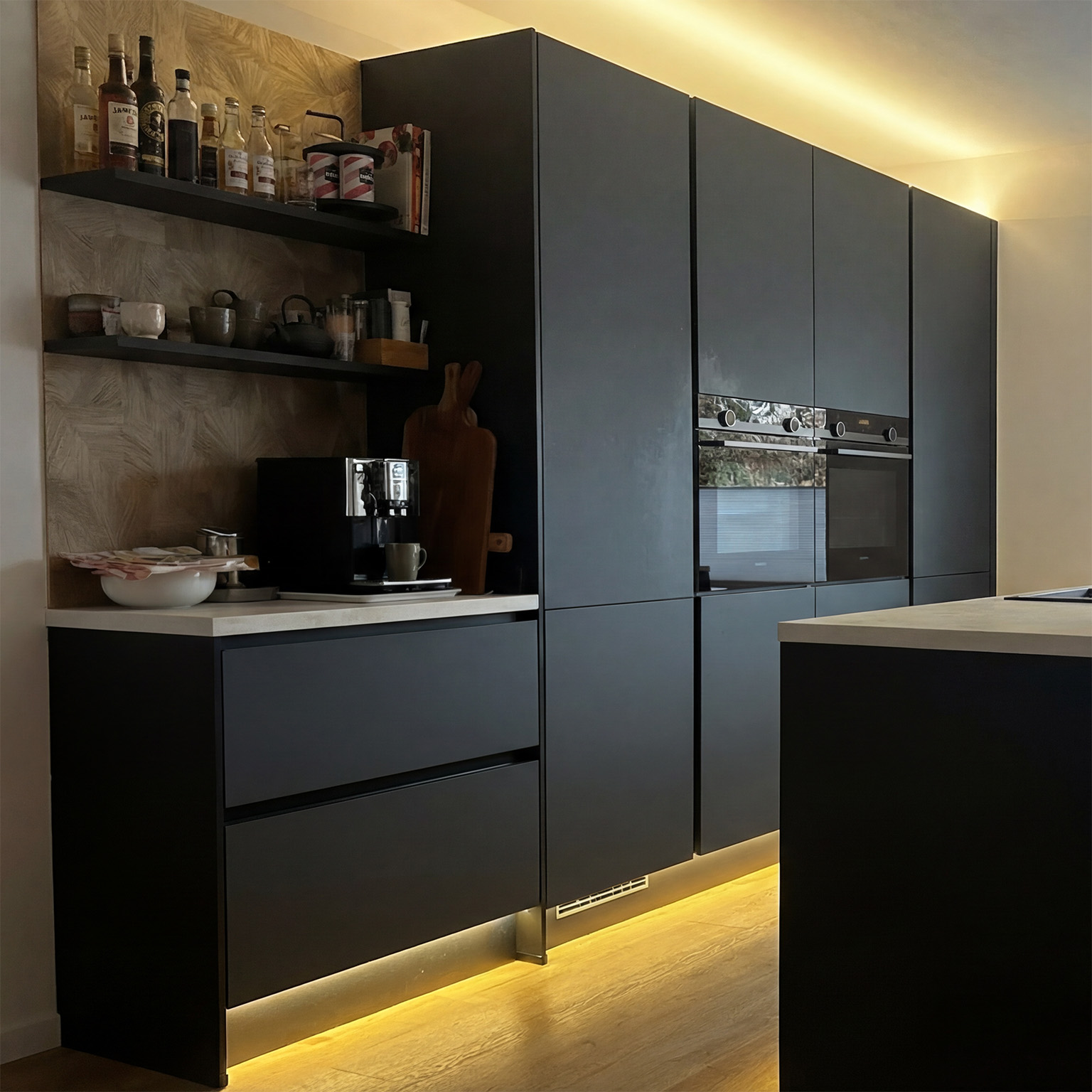 ledstrips-keuken-meesters.jpg, Binnenshuis, Interieurontwerp, Plank, Keuken, Meubels