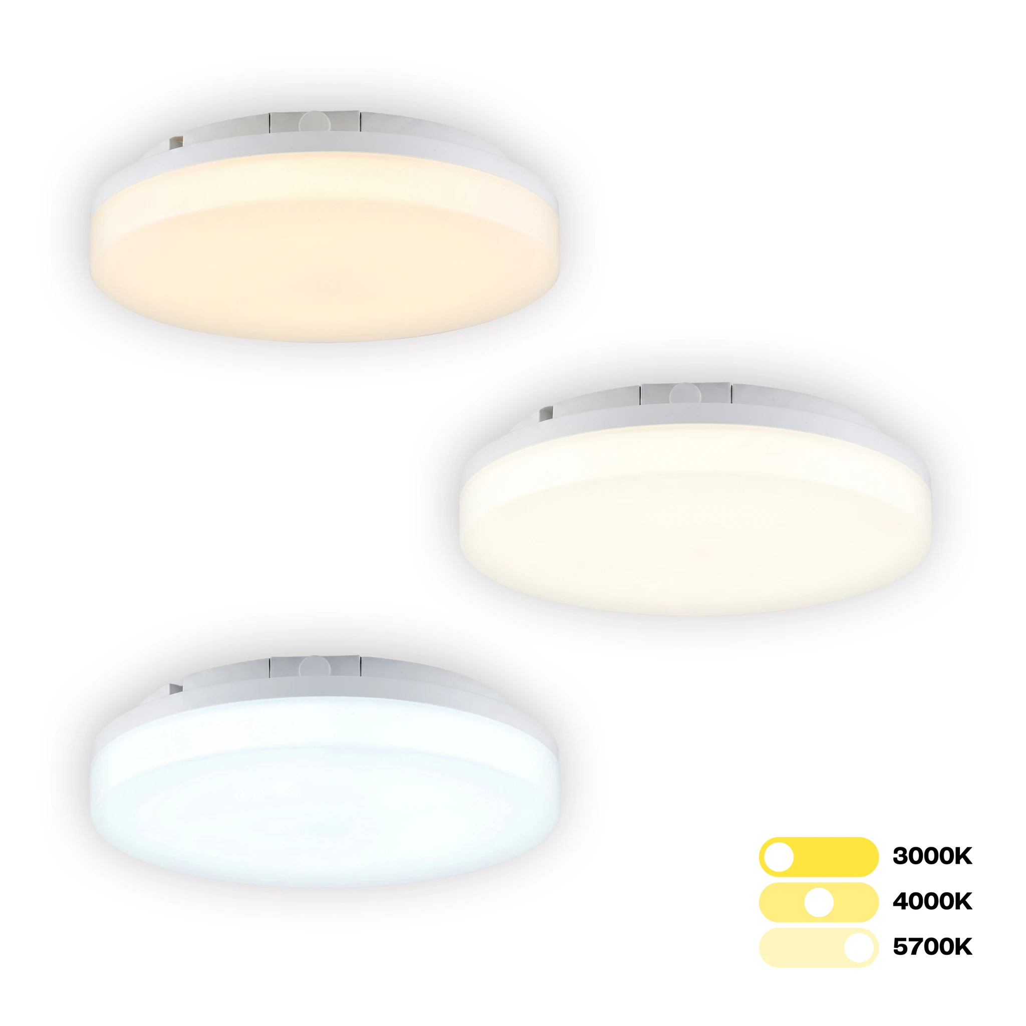 Ardente Tri-Color 15 Watt LED-Deckenleuchte für LED-Beleuchtung