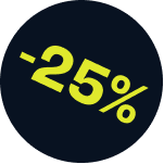 Black Week - 25% Rabatt