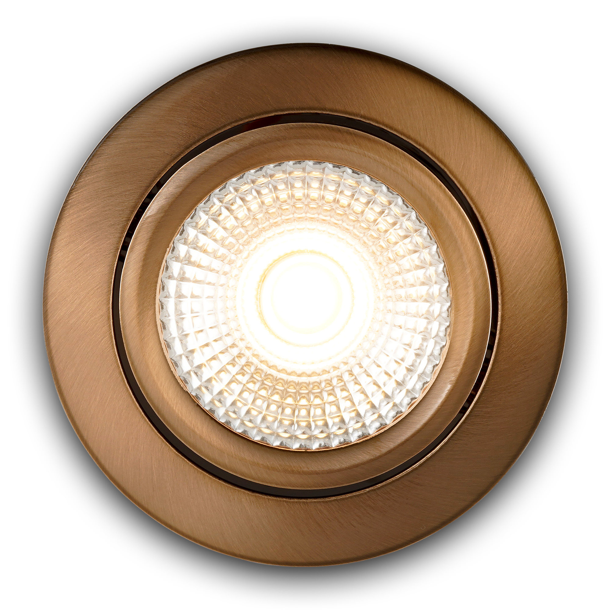 LED-inbouwspot brons koper vivaro 07.jpg, Plafondlamp, Verlichtingsarmatuur, Bord