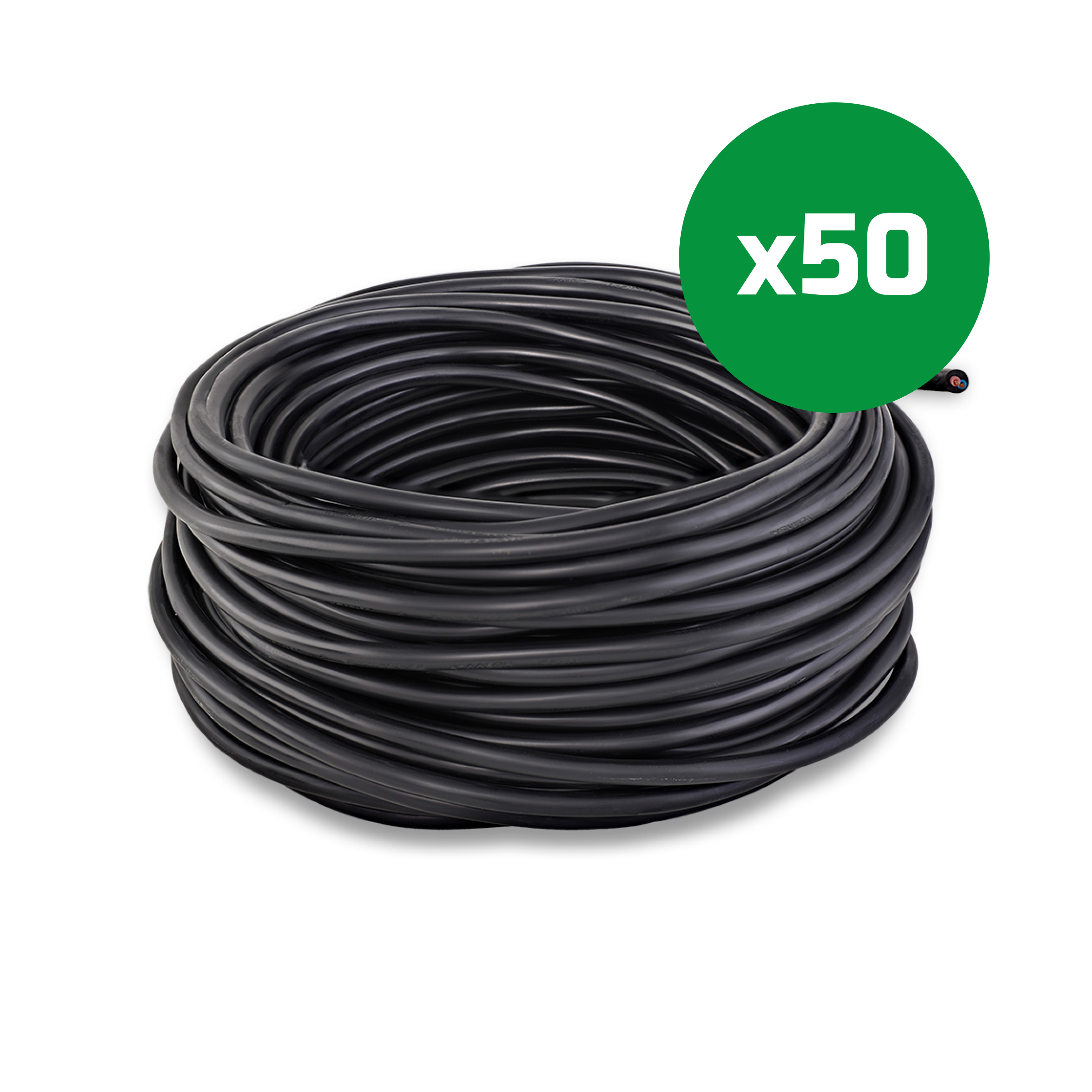 25m Rolle Installationskabel 2x0.75mm2 für LED-Anschluss