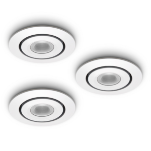 Set 3 Stück LED-Einbaustrahler Piccolo weiß 1 W