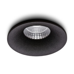 LED-Einbaustrahler Villa schwarz 5 W  Extra Warmweiß 2700 K