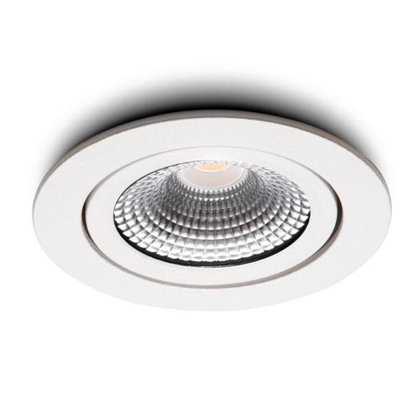 LED-Einbaustrahler Vivaro weiß 5 W dimmbar  2700 K Betondecke