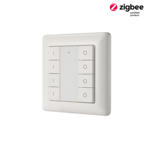 Zigbee 4-Zonen Wandschalter kabellos weiß