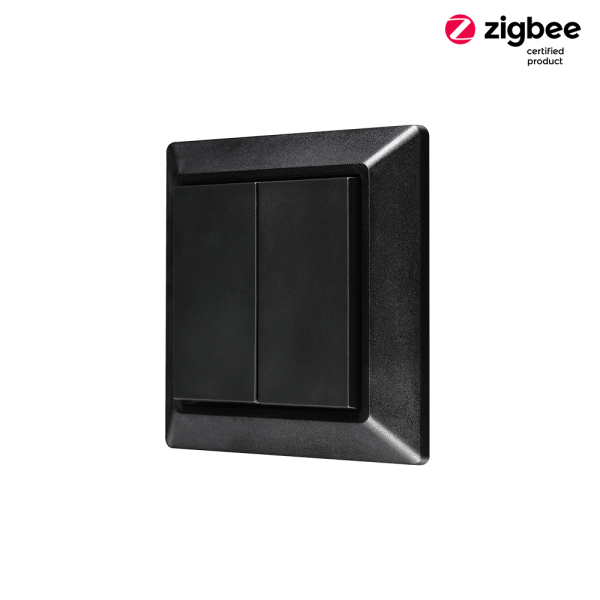 Zigbee Friends of Hue Schalter doppelt schwarz kabellos