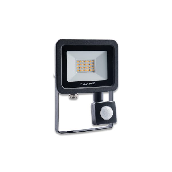 LED-Strahler mit Bewegungsmelder Cavona 20 W Warmweiß