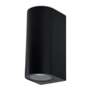LED-Wandleuchte Piove Schwarz GU10 2-flammig