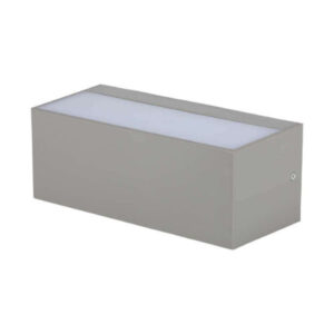 LED-Wandleuchte Lumi grau 12 W Up-Down Warmweiß