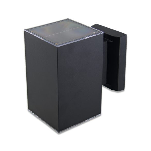 Solar LED-Wandleuchte Stella Up-Down schwarz