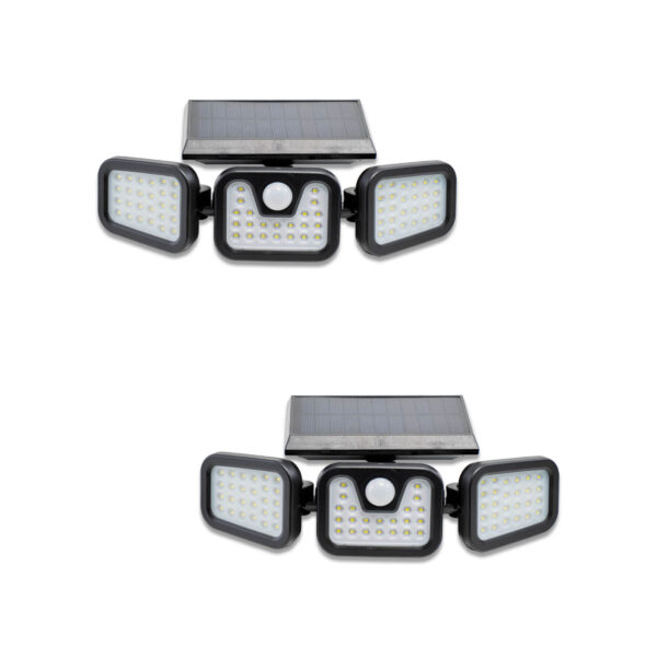 Solar LED-Wandleuchte mit Sensor Bresca schwarz