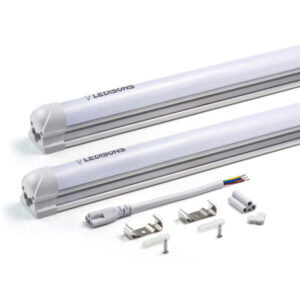 2x LED-Lichtleiste Linear Basic 60 cm Warmweiß