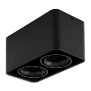 LED-Aufbaustrahler Lombardo Schwarz GU10