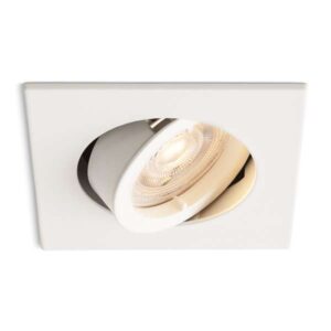 Komplettes Set LED-Spot Felice Weiß mit GU10 Spots 4.2 Watt dimmbar