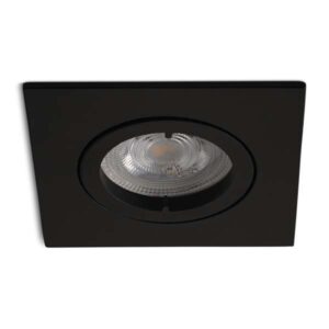 Komplettes Set LED-Spot Felice Schwarz mit GU10 Spots 4.2 Watt dimmbar