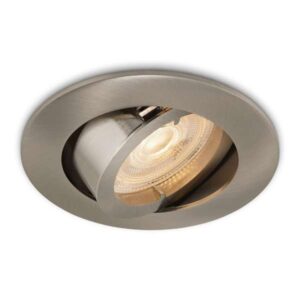 Kompletter LED-Spot Monti Edelstahl mit GU10 Spots 4.2 Watt dimmbar