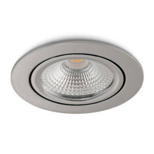 LED-Einbaustrahler Vivaro Chrom 5 W dimmbar IP54 2700 K