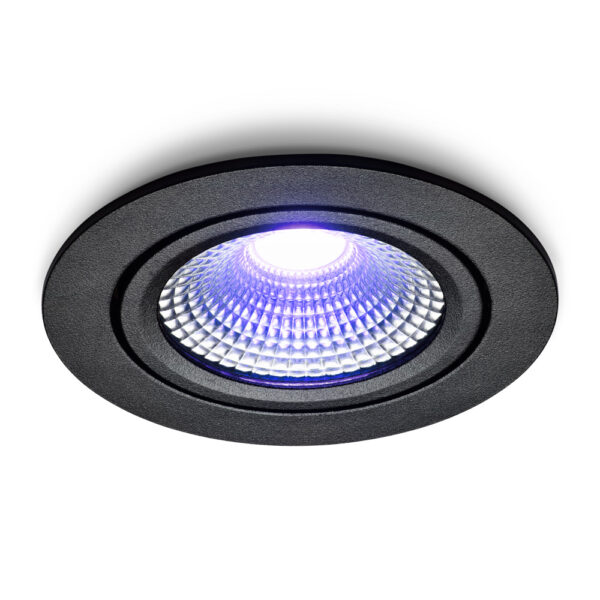 LED-Einbaustrahler Vivaro Schwarz 5 W IP54 RGBWW Zigbee