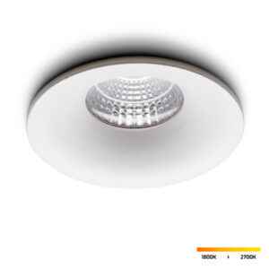 LED-Einbaustrahler Villa weiß 5 W  dim-to-warm
