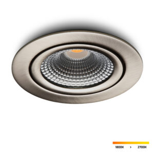 LED-Einbaustrahler Vivaro Edelstahl 5 W dimmbar