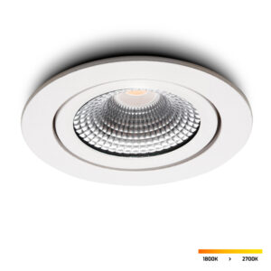 LED-Einbaustrahler Vivaro Weiß 5 W dimmbar