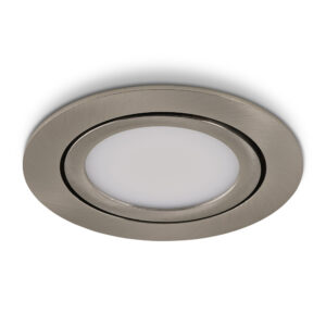 LED-Einbaustrahler Opaco Edelstahl 5 W dimmbar IP54 2700 K
