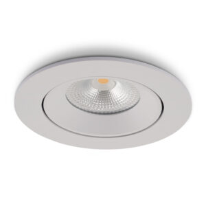 LED-Einbaustrahler Ozera Weiß 10 W dimmbar IP54 2700 K