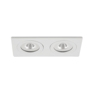 LED-Einbaustrahler Sienna doppelt weiß 2700 K 10 W