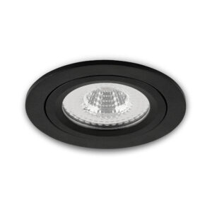 LED-Einbaustrahler Sienna schwarz 5 W Extra Warmweiß 2700 K